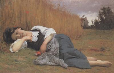 Rest in Harvest (mk26), Adolphe William Bouguereau